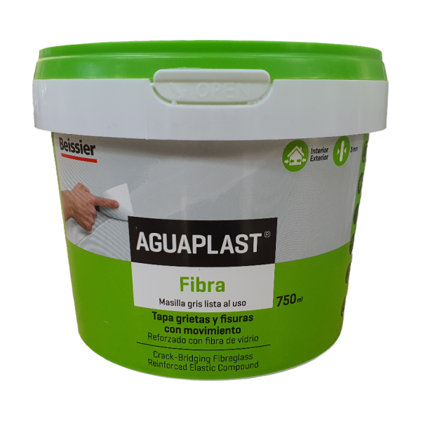 Masilla aguaplast fibra 0,750L