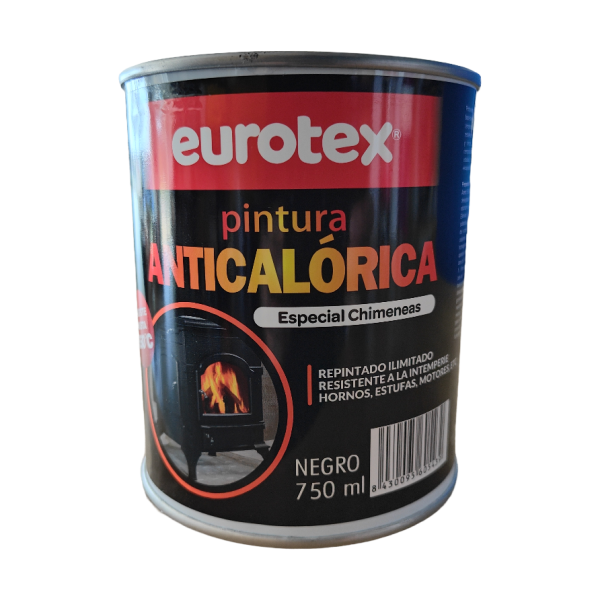 Pintura anticalorica Negra 650º  750ml