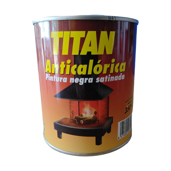 Pintura anticalorica Negra satinada 350º  750ml