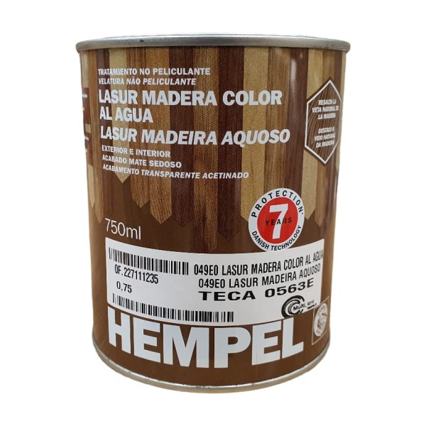 Lasur Madera Color al agua 750ml Teca 0563E