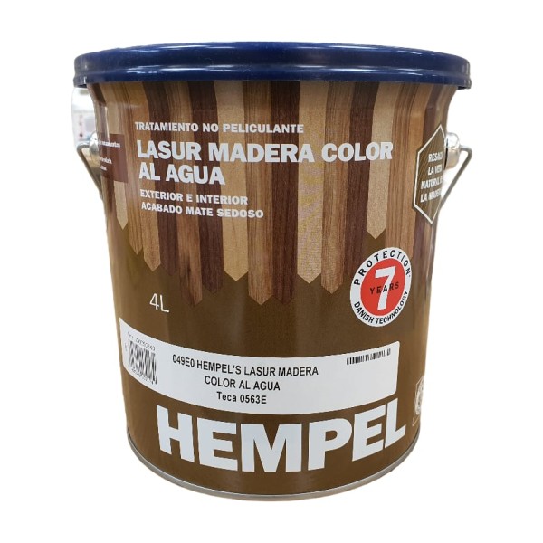 Lasur Madera Color al agua Teca 4L